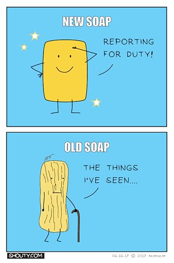 New versus old soap