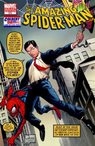 ColbertSpiderManCover