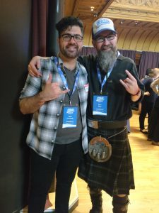 Ross Coverdale and Col Gray at CMA Live 17