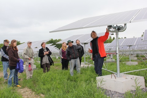 Photo: SolarShare's Kingston project combines biodiversity with technology