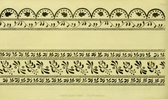 Ackermann's February 1814 Pattern of Needlework design