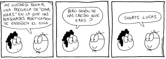 Viñeta de humor gráfico sobre la moda y las películas veraniegas.