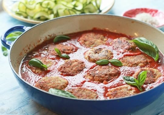 Chicken Parmesan Meatballs (Grain-Free)