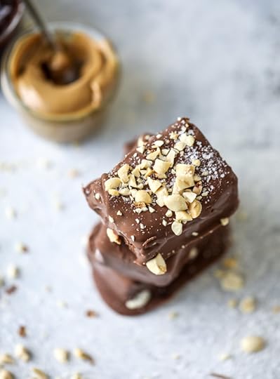 salted peanut butter ice cream bars I howsweeteats.com