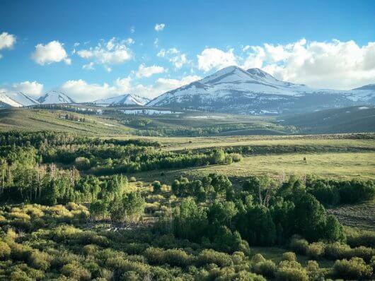 Views along Highway 395 from Central Oregon to Southern California