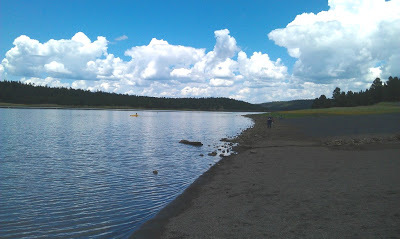 The Black Sand Beaches of Arizona's Upper Lake Mary