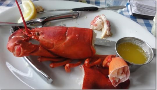 Lobster on a plate