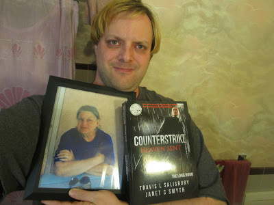 Travis L Salisbury With Counterstrike Long Book And Mother Janet-June 02 2017