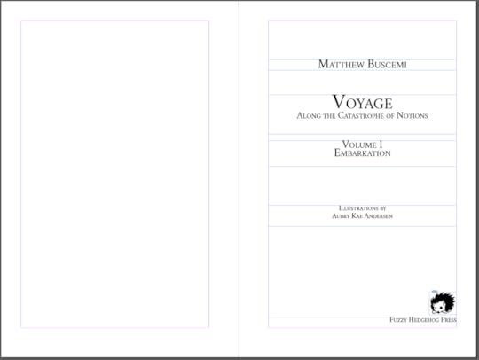 Voyage Embarkation first edition half-title and title pages