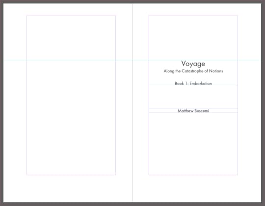 Voyage Embarkation second edition half-title and title pages