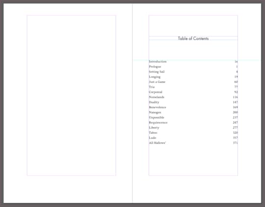 Voyage Embarkation second edition table of contents