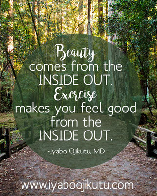 Beauty quote from author Iyabo Ojikutu, MD