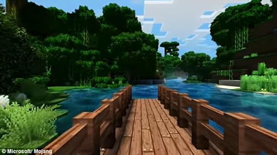 However, the Better Together update will not apply to the PlayStation 4, or PS4 Pro, version of Minecraft right away (pictured is a scene with the updated graphics)