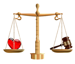 Justice-love-scales