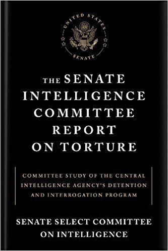 The cover of a version of the executive summary of the Senate torture report, made publicly available in December 2014.