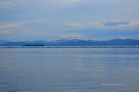 Burlington Vermont Lake Champlain Blue