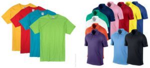 T-shirts and Polo shirts