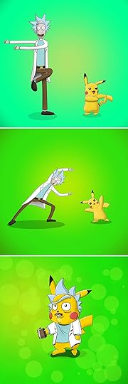 Rick + Pikachu
