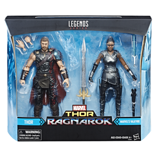 MARVEL THOR RAGNAROK LEGENDS SERIES 6-INCH Figure 2-Pack - Thor & Valkyrie (in pkg)