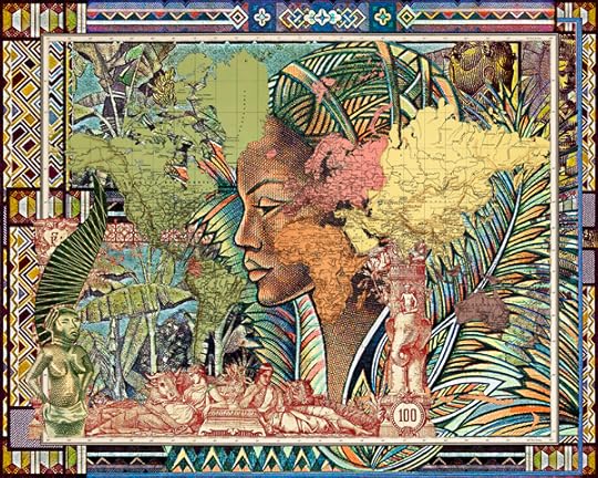 Malala Andrialavidrazana, Figures 1889, Planisferio, 2015 Courtesy the artist; Afronova, Johannesburg; and Kehrer Galerie, Berlin