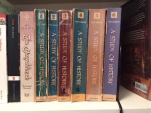 6 volumes of Toynbee's 