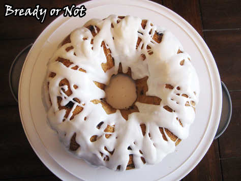 Bready or Not: Blueberry Pound Cake with Lemon Glaze 