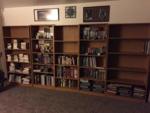 Bookcases Filling Up