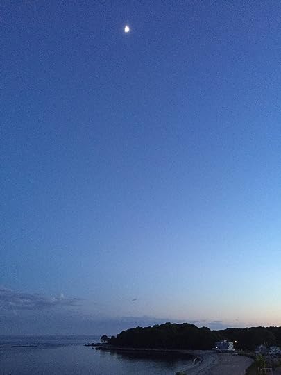 Moonlight on Long Island Sound, evening in this place we love so much.