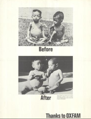 Oxfam vietnam poster 1965