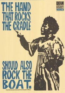 Oxfam hand that rocks the cradle