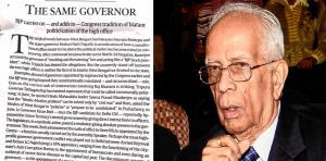 Bengal, Bangladesh, Ram Nath Kovind, Puducherry, Tripura, Nitish Kumar, Bihar, Mamta Banerjee, Governors, Keshari Nath Tripathi, Adhir Ranjan Chowdhury, Jihadis, Indian Express, Kejriwal, Akhilesh Yadav, Kashmiri Pundits, Ramchandra Guha, Pawan Verma