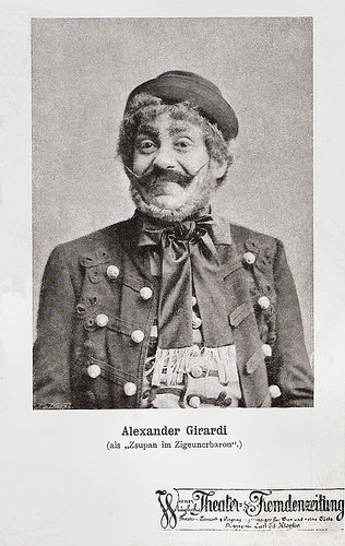 Alexander Girardi in Der Zigeunerbaron (1885)