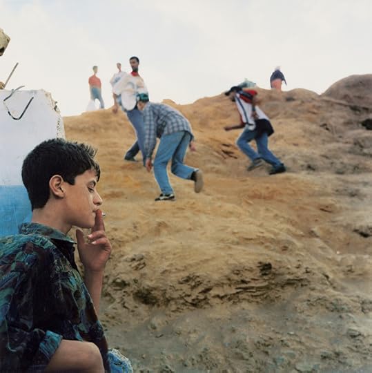 Yto Barrada, Ceuta Border, Illegally Crossing the Border into the Spanish Enclave of Ceuta, Tangier, 1999© the artist and courtesy Galerie Polaris, Paris