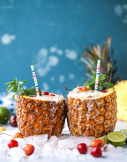 piña colada mocktails I howsweeteats.com