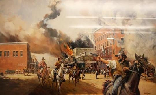 Quantrill's infamous raid on Lawrence, Kansas