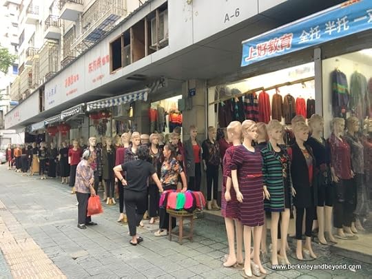 Shamaohe Ladies’ Street off Five Horses Pedestrian Shopping Area in Wenzhou, China