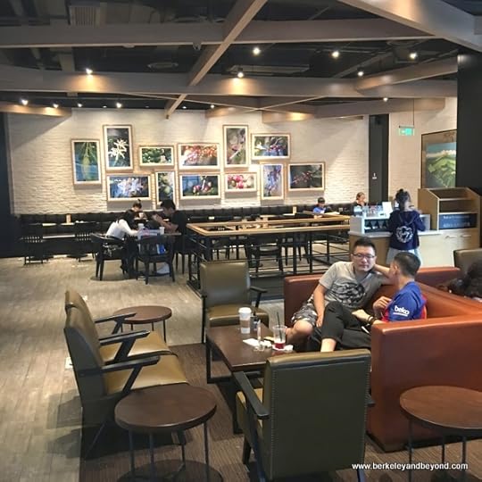 Starbucks on Five Horses Pedestrian Shopping Area in Wenzhou, China
