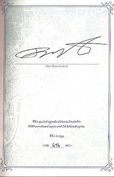 'The Furthest Station' signed by Ben Aaronovitch