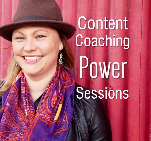 Content Coaching Power Sessions