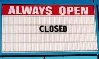 closed sign