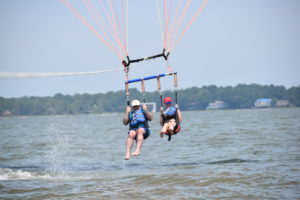 Parasailing with Renee