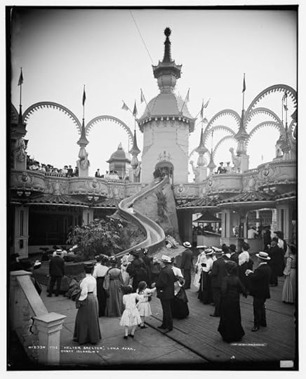 The Helter Skelter at Coney Island, New York in 1905