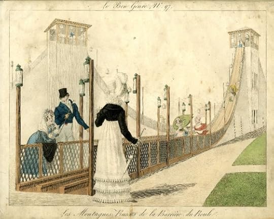 A Helter Skelter slide; 1816.