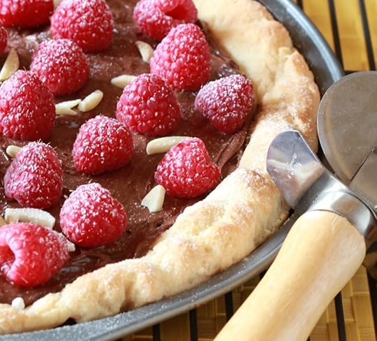 Chocolate Berry Pizza is perfect for special, gluten-free breakfast.