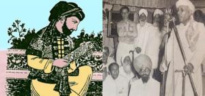 Amir Khusro, Hazrat Nizamuddin dargah, composite culture, Hindu, Muslims, BJP, Urs, Khayal, taraana, Qawaalis, Urdu, tabla, sitar, Masnavi, Rubai, Jawaharlal Nehru, Discovery of India, Dr. Rajendra Prasad, jizia, Ling Mahadeo, Deo Narain, R.C. Majumdar, Indira Gandhi, Sagarika Ghose, Saif Ali Khan