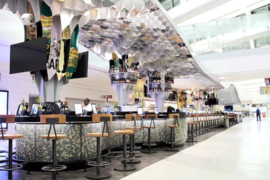 Caps Beer Garden, Newark Liberty Airport Design by Rockwell Group in collaboration with DCL