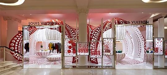 Yayoi Kusama Louis Vuitton popup shop in Selfridges London 2013