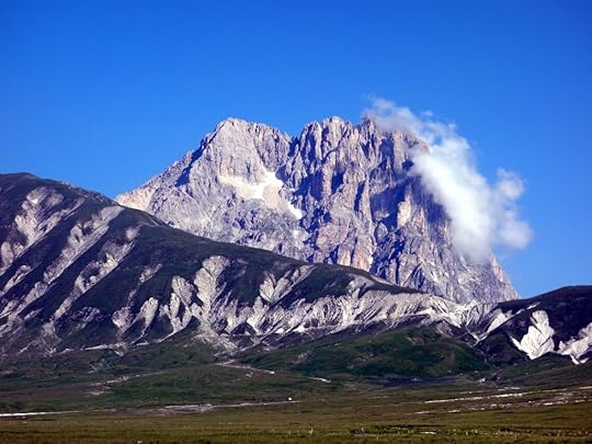 Corno Grande is easily the most eye-catching peak for miles around, a striking tower of rock, rising hundreds of metres