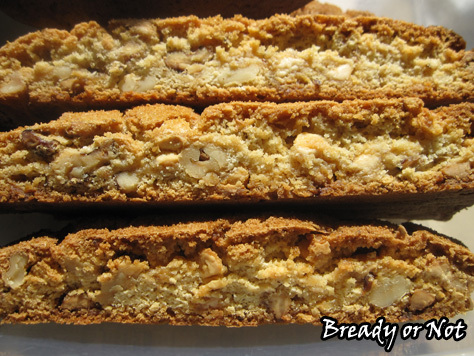 Bready or Not: Maple-Walnut White Chocolate Biscotti 