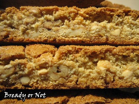 Bready or Not: Maple-Walnut White Chocolate Biscotti 